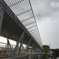 External aluminum shading system of solar shading louver